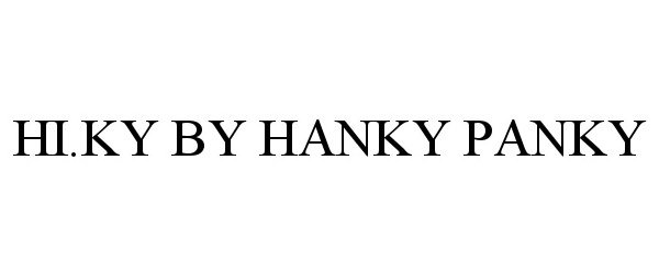  HI.KY BY HANKY PANKY