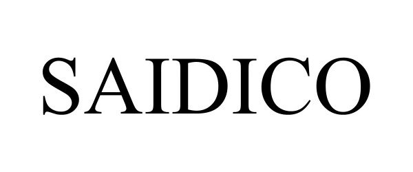Trademark Logo SAIDICO