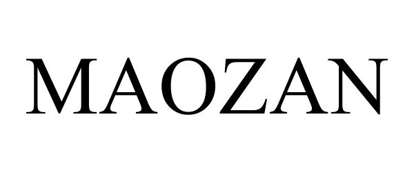 Trademark Logo MAOZAN