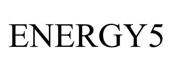 Trademark Logo ENERGY5