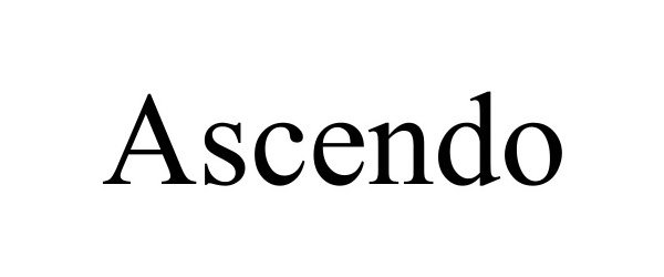 Trademark Logo ASCENDO