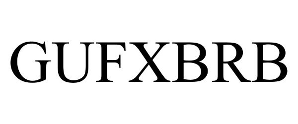 Trademark Logo GUFXBRB