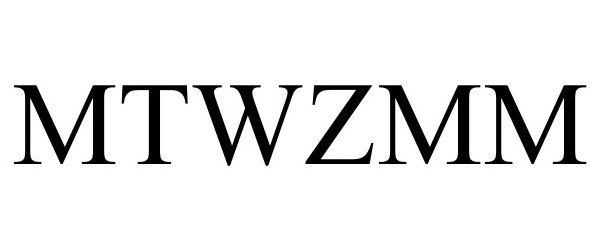 Trademark Logo MTWZMM