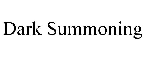 Trademark Logo DARK SUMMONING