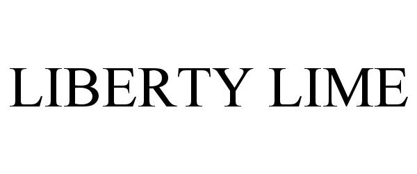 Trademark Logo LIBERTY LIME