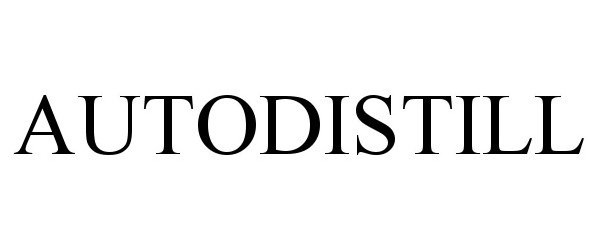 Trademark Logo AUTODISTILL
