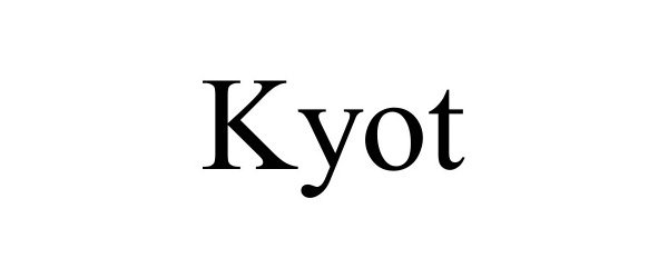 Trademark Logo KYOT