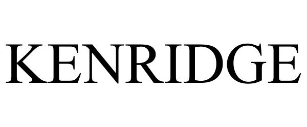 Trademark Logo KENRIDGE