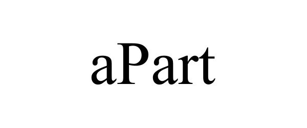 Trademark Logo APART
