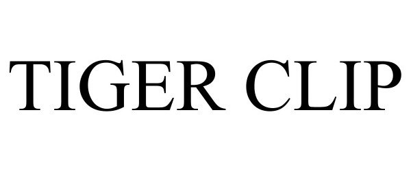 Trademark Logo TIGER CLIP