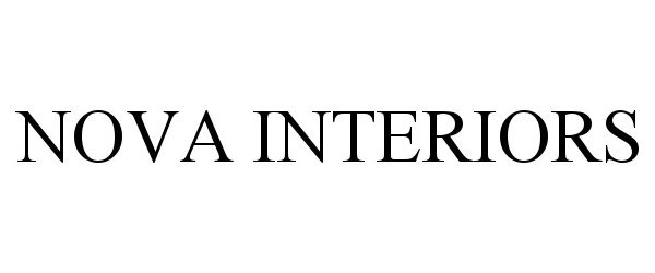 Trademark Logo NOVA INTERIORS