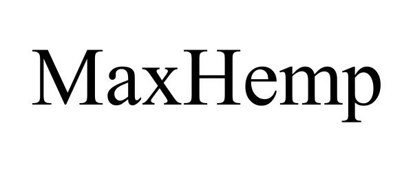 Trademark Logo MAXHEMP