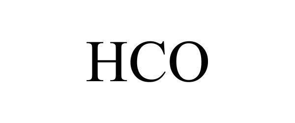Trademark Logo HCO