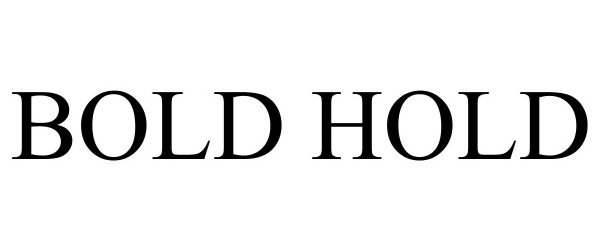 Trademark Logo BOLD HOLD