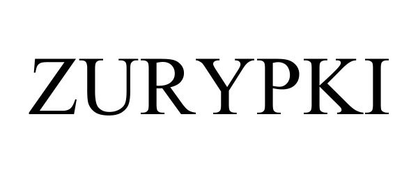 Trademark Logo ZURYPKI