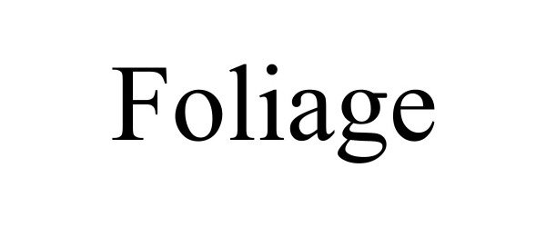 Trademark Logo FOLIAGE