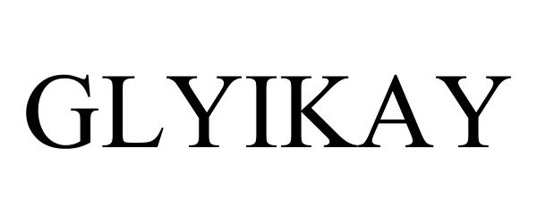 Trademark Logo GLYIKAY