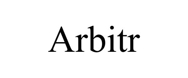 Trademark Logo ARBITR