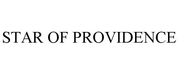 Trademark Logo STAR OF PROVIDENCE