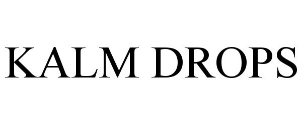 Trademark Logo KALM DROPS