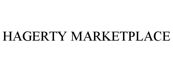 Trademark Logo HAGERTY MARKETPLACE