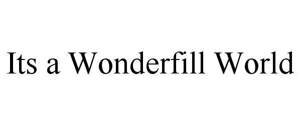  ITS A WONDERFILL WORLD