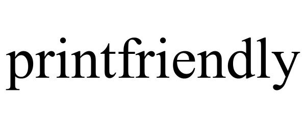 Trademark Logo PRINTFRIENDLY