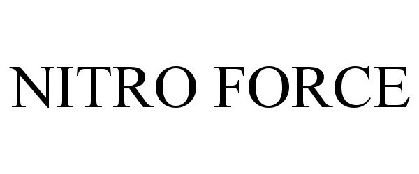 Trademark Logo NITRO FORCE