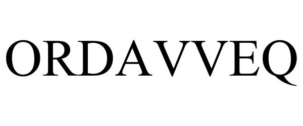 Trademark Logo ORDAVVEQ