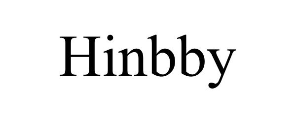 Trademark Logo HINBBY