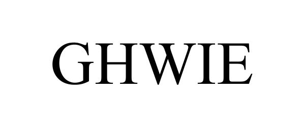 Trademark Logo GHWIE
