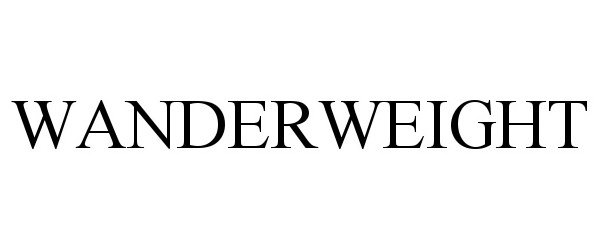 Trademark Logo WANDERWEIGHT