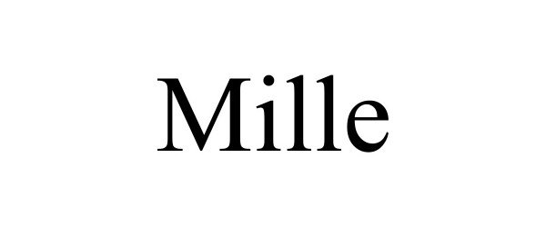 Trademark Logo MILLE