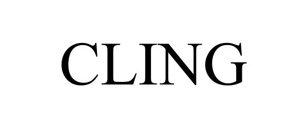Trademark Logo CLING