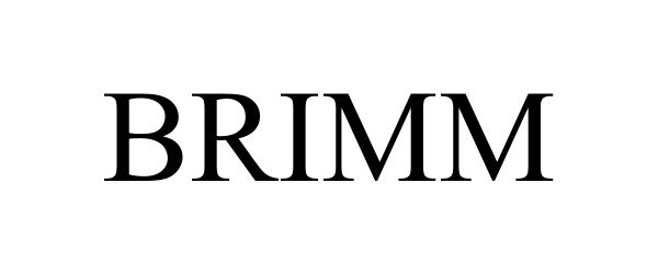 Trademark Logo BRIMM