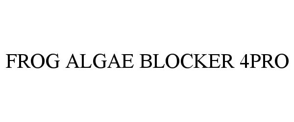  FROG ALGAE BLOCKER 4PRO