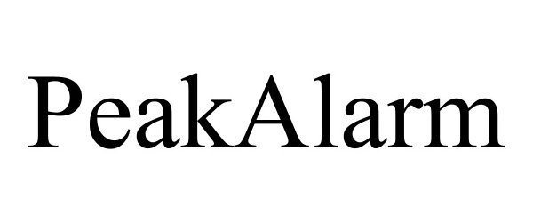 Trademark Logo PEAKALARM