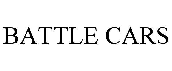 Trademark Logo BATTLE CARS