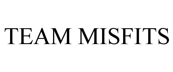 Trademark Logo TEAM MISFITS
