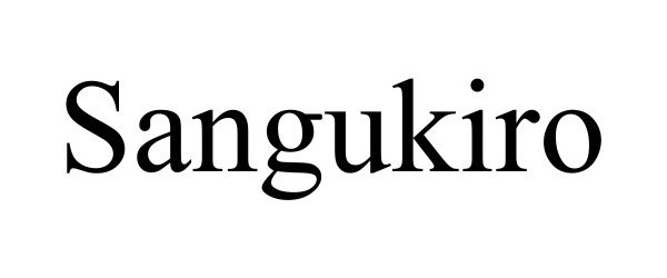 Trademark Logo SANGUKIRO