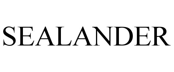 Trademark Logo SEALANDER