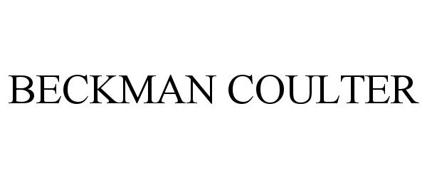 Trademark Logo BECKMAN COULTER