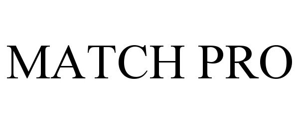 Trademark Logo MATCH PRO