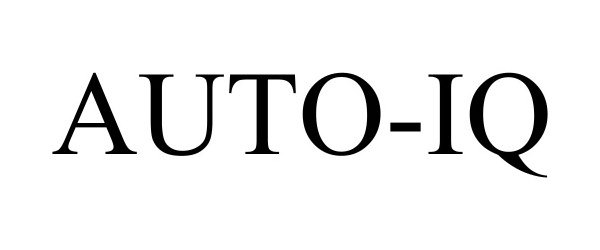 Trademark Logo AUTO-IQ