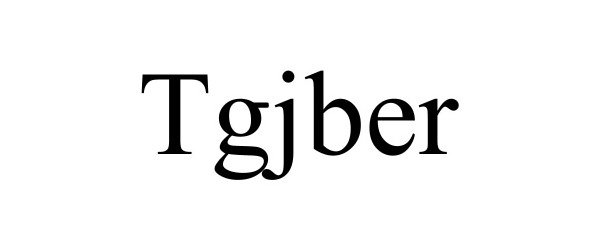 Trademark Logo TGJBER