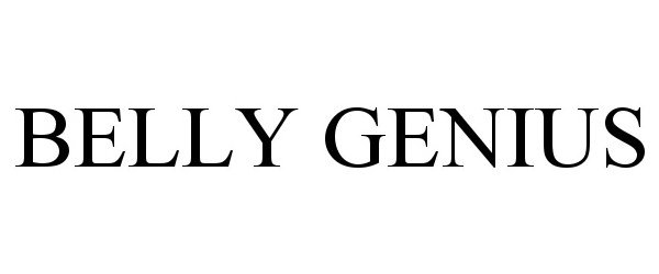 Trademark Logo BELLY GENIUS