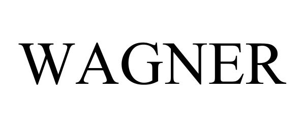 Trademark Logo WAGNER