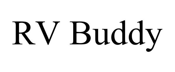 Trademark Logo RV BUDDY