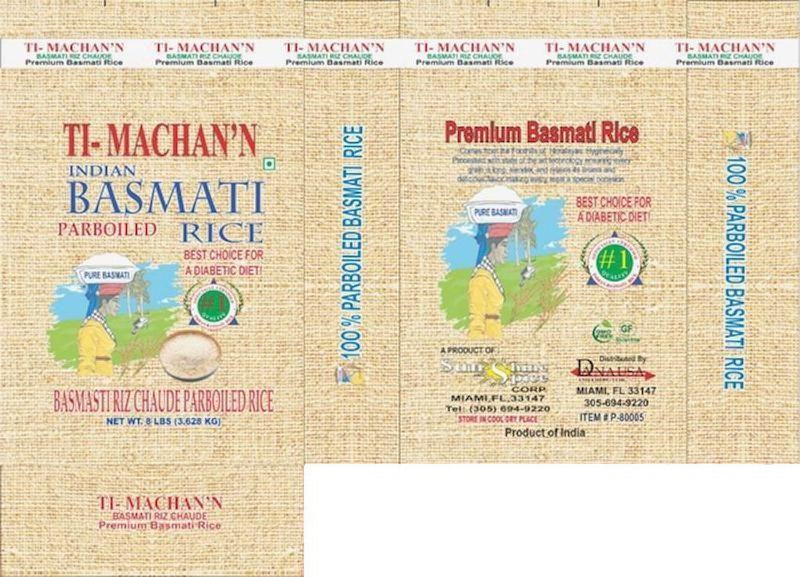  TI-MACHAN'N BASMATI RIZ CHAUDE PREMIUM BASMATI RICE TI-MACHAN'N BASMATI RIZ CHAUDE PREMIUM BASMATI RICE TI-MACHAN'N BASMATI RIZ CH