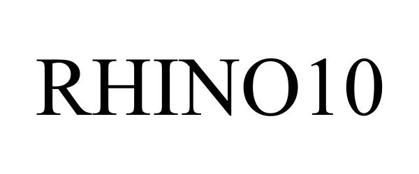 Trademark Logo RHINO10